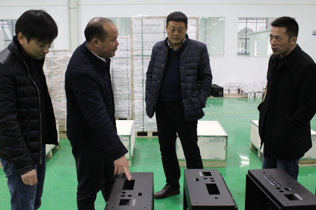 黃石經(jīng)濟技術(shù)開發(fā)區(qū)管委會主任程艷民到我公司視察、指導(dǎo)工作